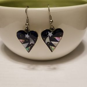 Abalone shell earings